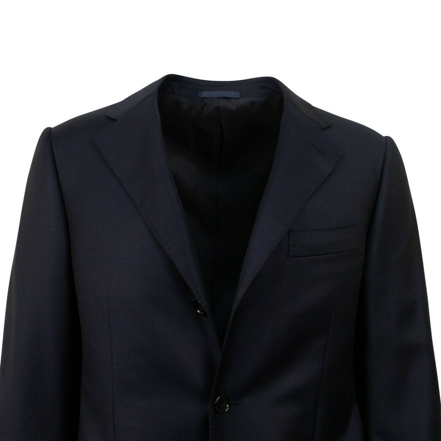 Drop 6 3 Roll 2 Button Wool Sport Coat - Navy Blue