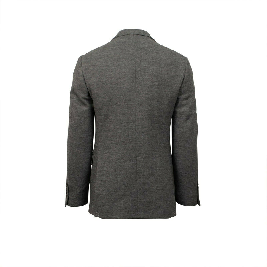 Drop 6 Polo 3 Roll 2 Button Wool Blend Sport Coat - Gray