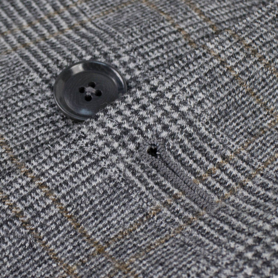 Glen Check Cashmere Blend Double-Breasted Suit - Gray