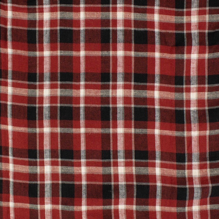 Multi-Color Check Button Down Pajama Shirt