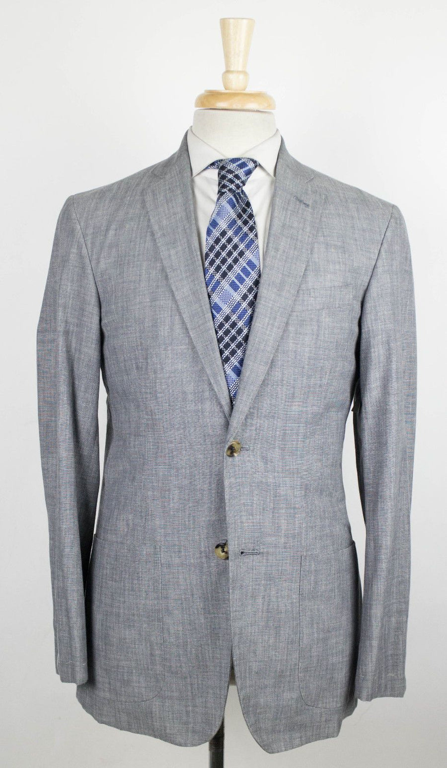 Martin Greenfield Indigo Denim Suit - Gray