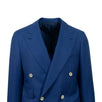Drop 7 Double Breasted Wool Sport Coat - Blue