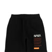 Cotton NASA Slim Sweatpants - Black