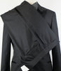 Wool Blend Satin Tuxedo Suit - Charcoal Gray