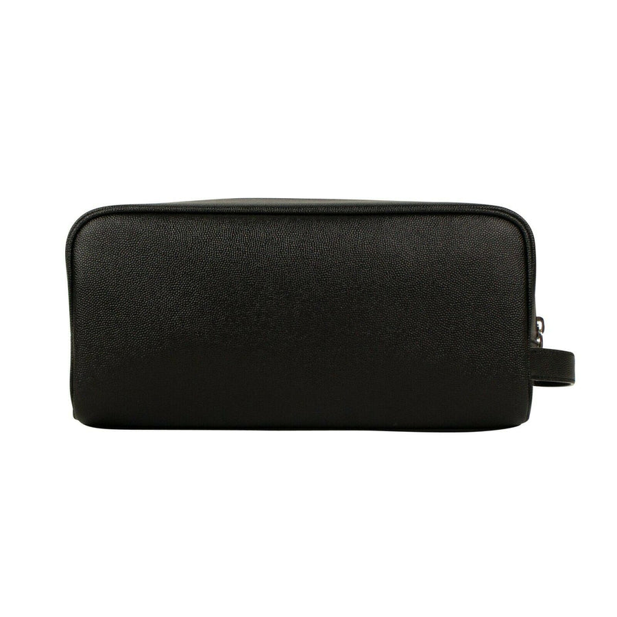 YSL Leather Toiletry Bag - Black