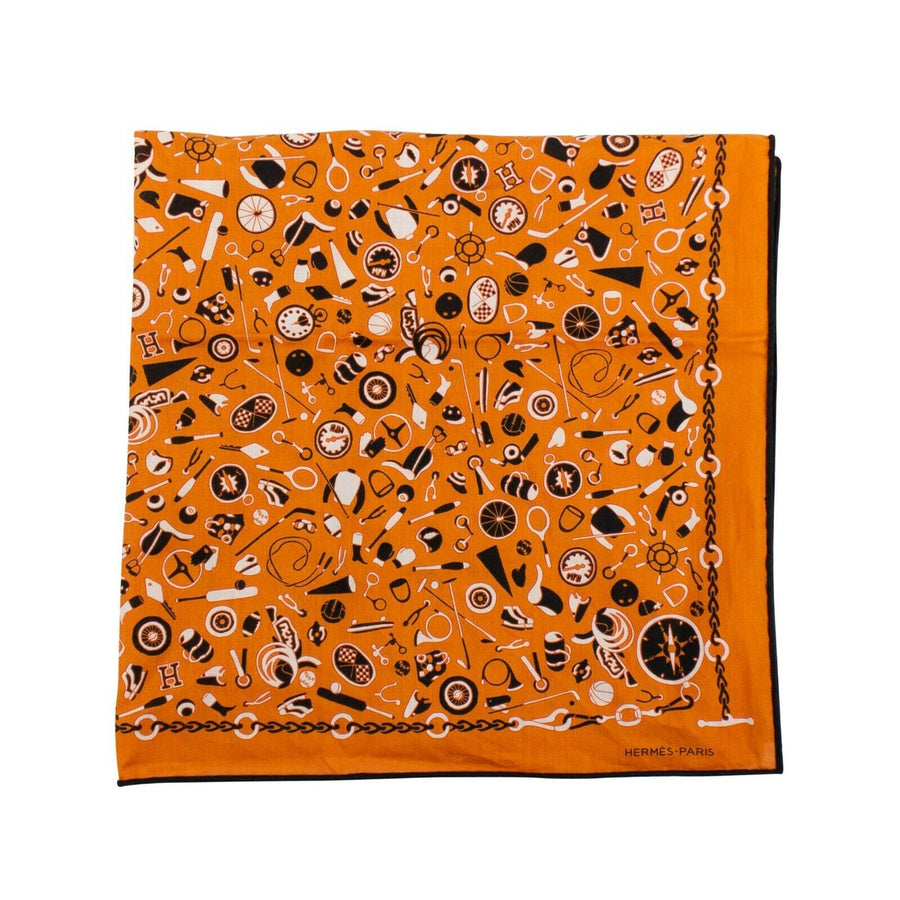 Cotton Sport 'En Vranc' 55 Bandana Scarf - Orange