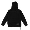 Cotton Brushed Hooded Sweatshirt - Black