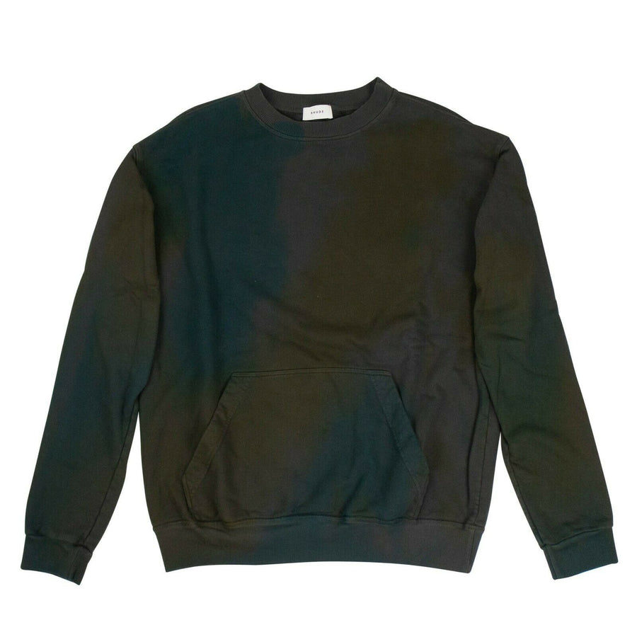 Camo Crew Neck Sweatshirt - Green