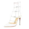 Kadreyana 100mm Caged Sandal Pumps - White