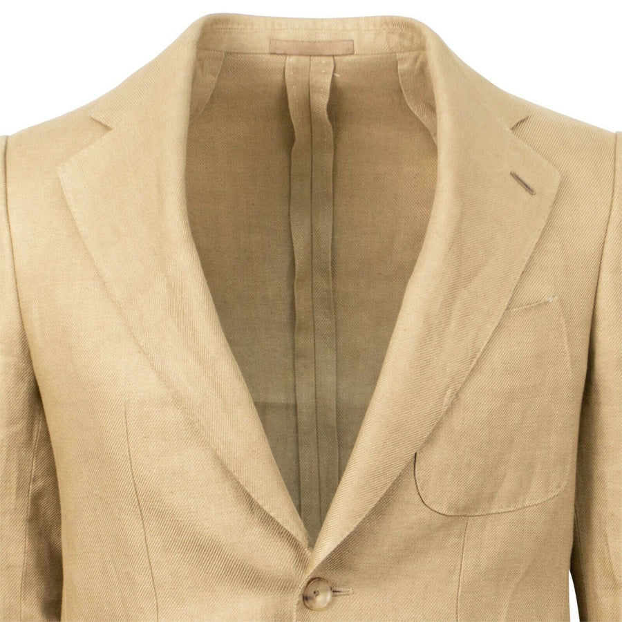 Drop 10 Linen 2 Button Sport Coat - Camel