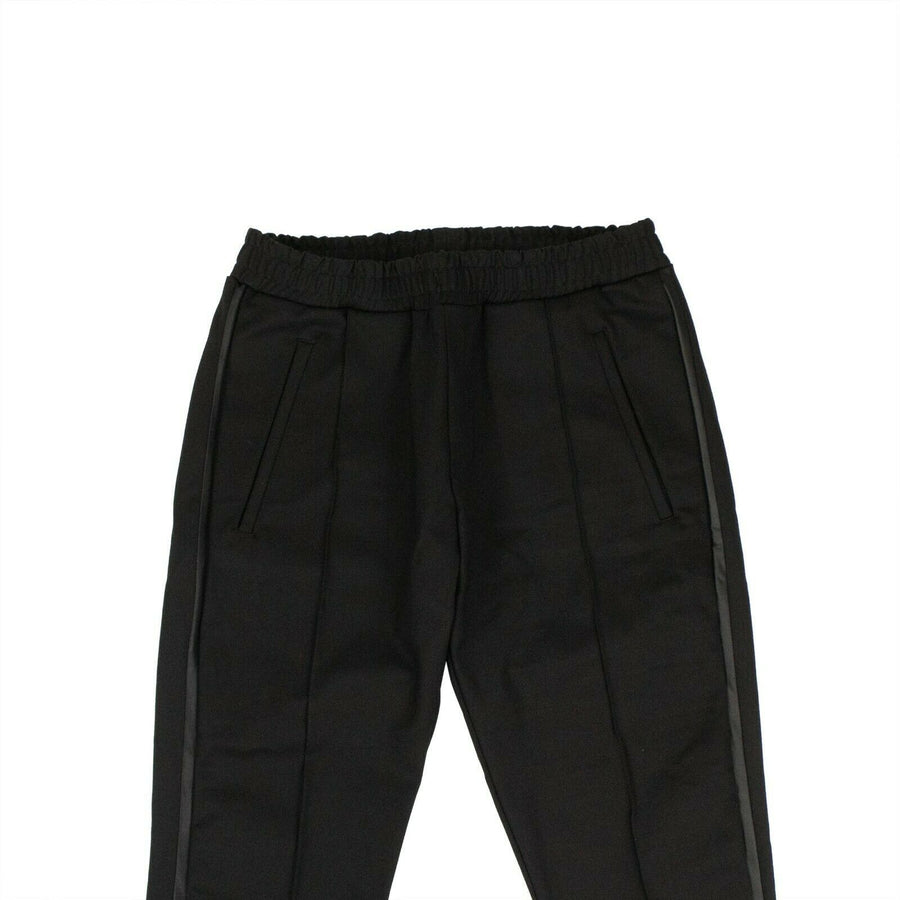 Side Stripe Tuxedo Pants - Black