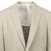 Drop 8 Cotton 3 Roll 2 Button Slim Fit Suit - Tan