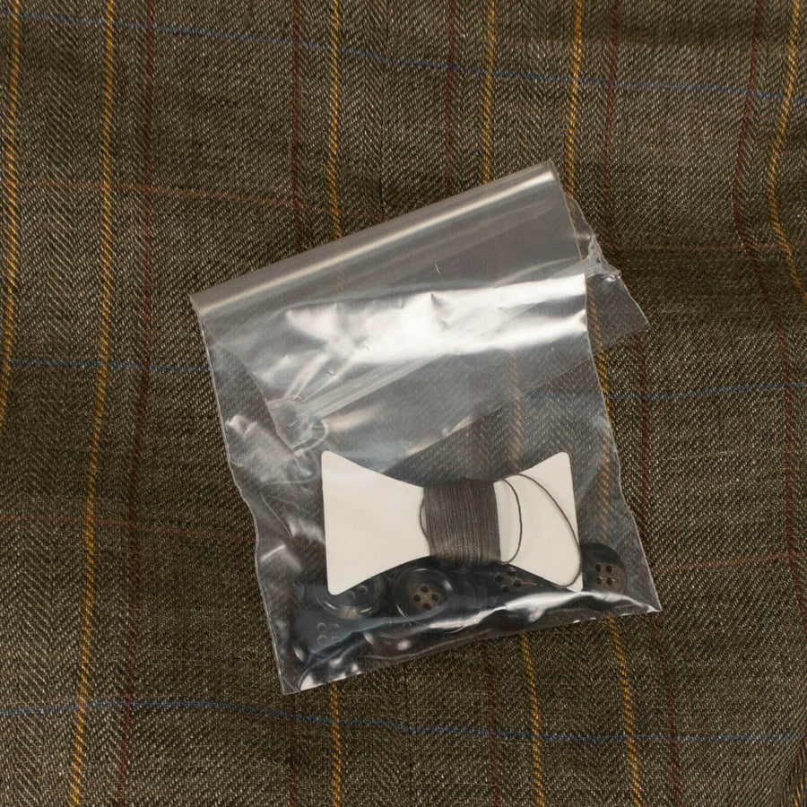 Drop 6 Plaid 3 Roll 2 Button Linen Sport Coat - Light Brown