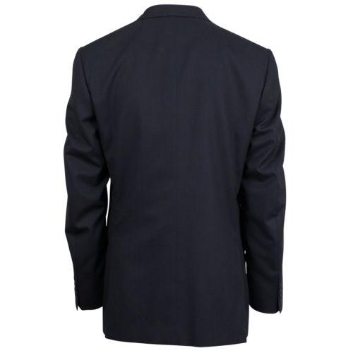 Wool 2 Button 3 Piece Classic Fit Suit - Black