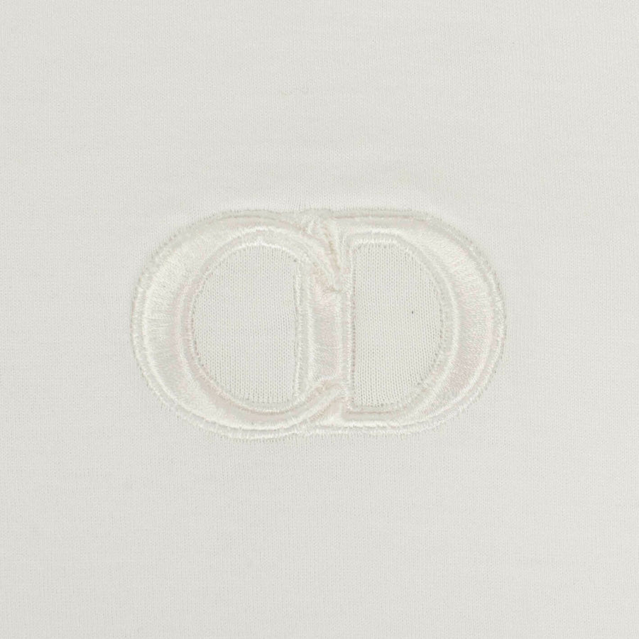 Cotton 'CD Icon' Short Sleeve T-Shirt - White