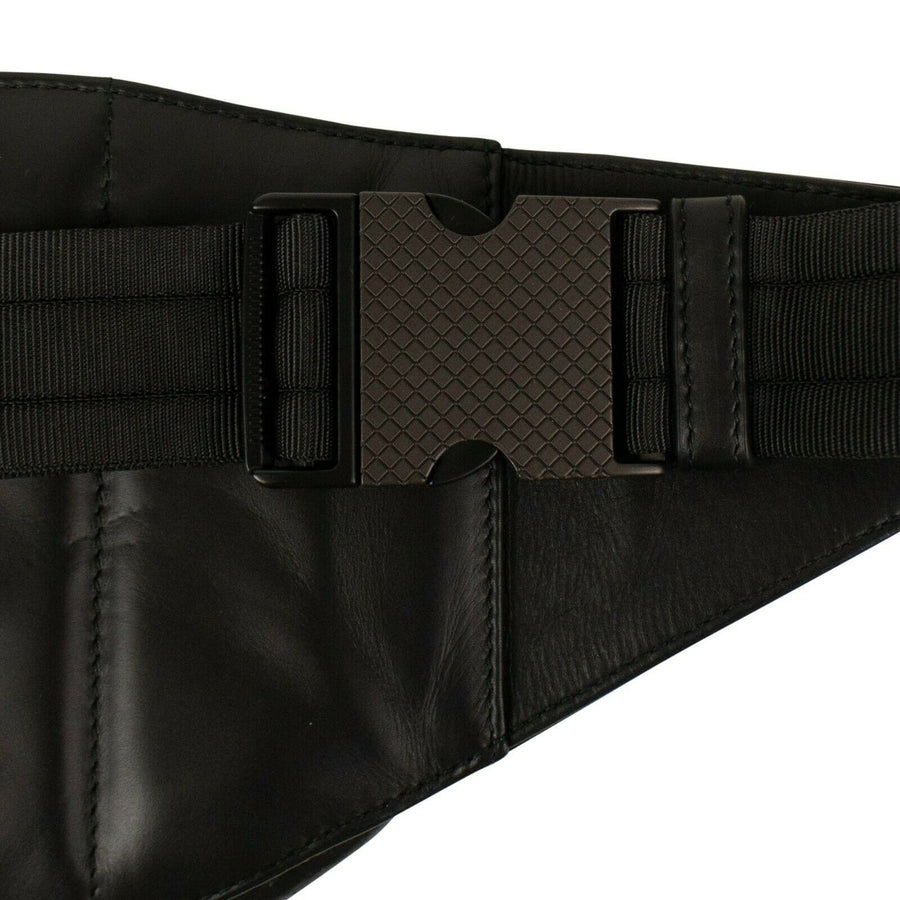 Leather Intrecciato Belt Bag - Multicolored