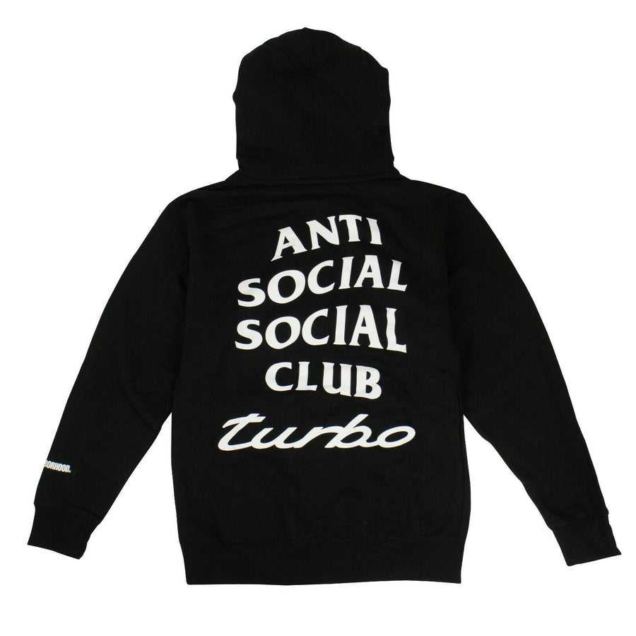 'Turbo' ASSC Logo Hooded Sweatshirt - Black