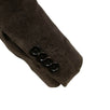 Drop 7 Velvet Cotton Blend 3 Roll 2 Button Sport Coat - Brown