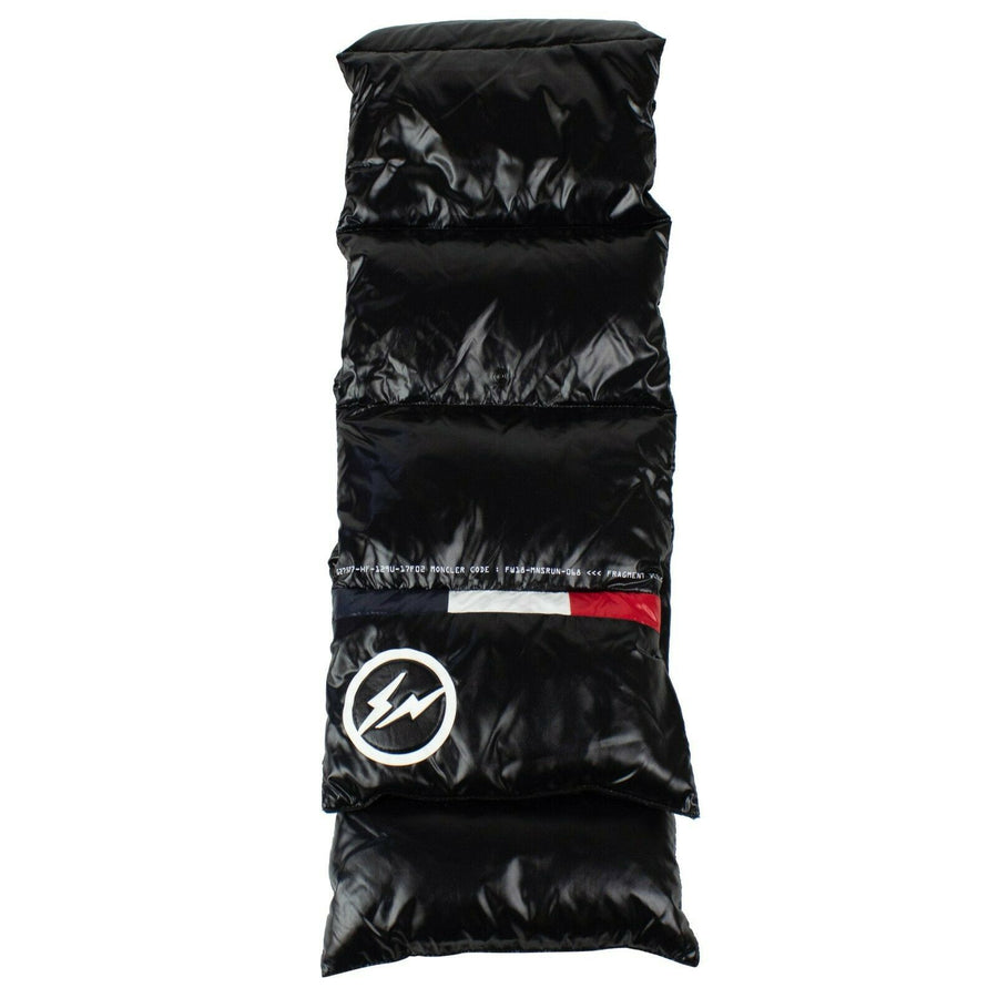 Moncler Fragment Hiroshi Fujiwara Down Quilted Nylon Scarf - Black