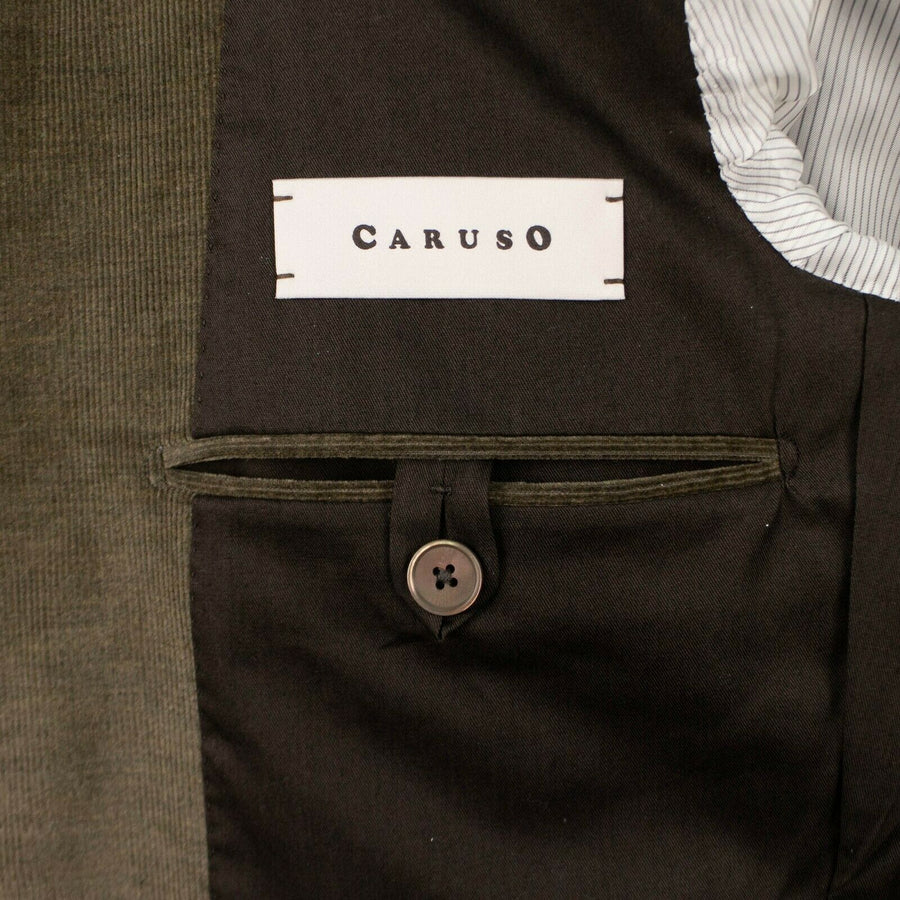 Drop 8 Corduroy Two Button Cotton Blend Sport Coat - Green