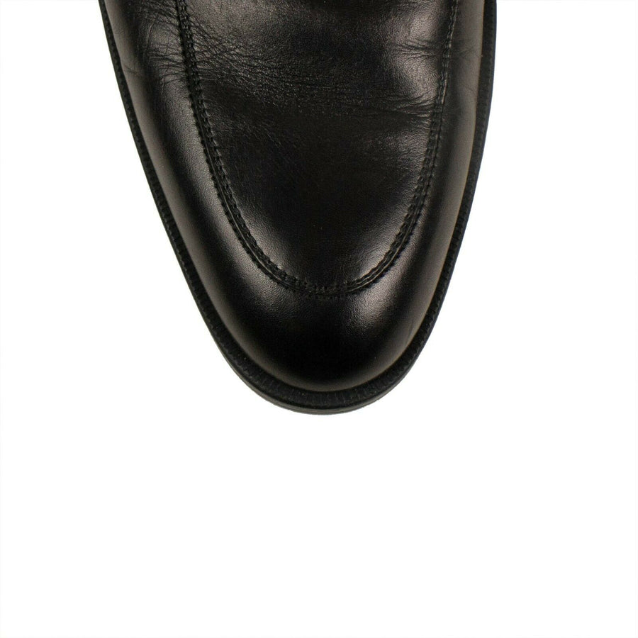 Leather Penny Loafer - Black