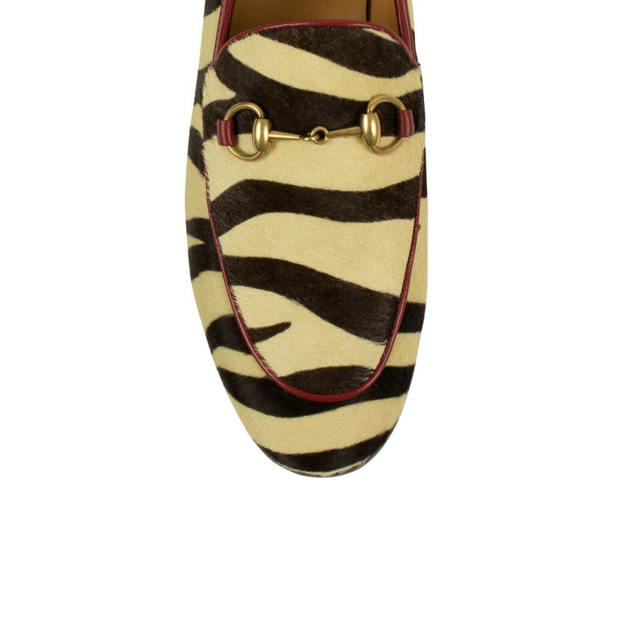 Women's 'New Jordaan' Tiger-Print Loafers - Brown