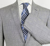 Martin Greenfiel Glen Plaid 2 Button Wool Suit - Gray