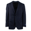 Drop 7 Striped Wool Two Button Suit - Black