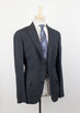 Wool Blend Glen Plaid 3/2 Button Sport Coat - Gray