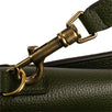 Drummed Calfskin Nano Luggage Cross Body Bag - Khaki