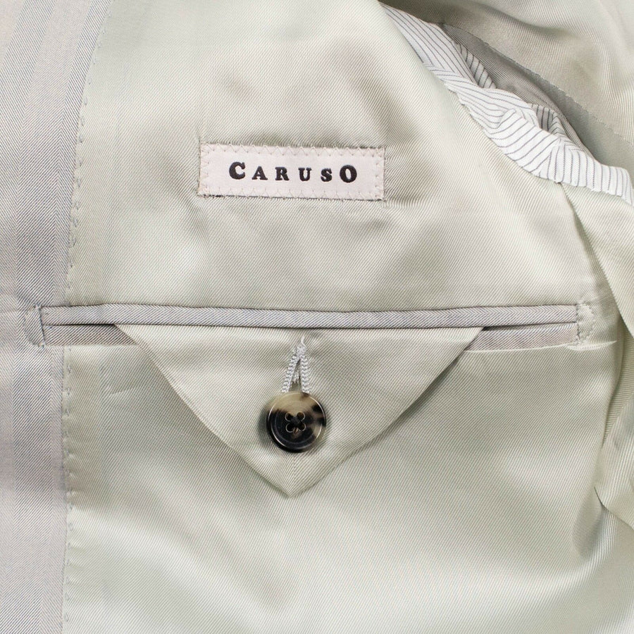 Drop 8 Cotton 3 Roll 2 Button Slim Fit Suit - Tan