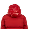 'Eloy' Accent Down Filled Quilted Puffer Coat - Red
