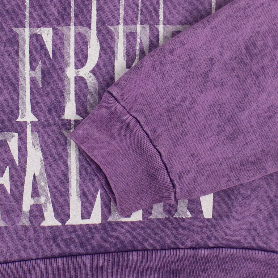 Free Fallin Perfect Crew Neck Pullover Sweater - Acid Purple