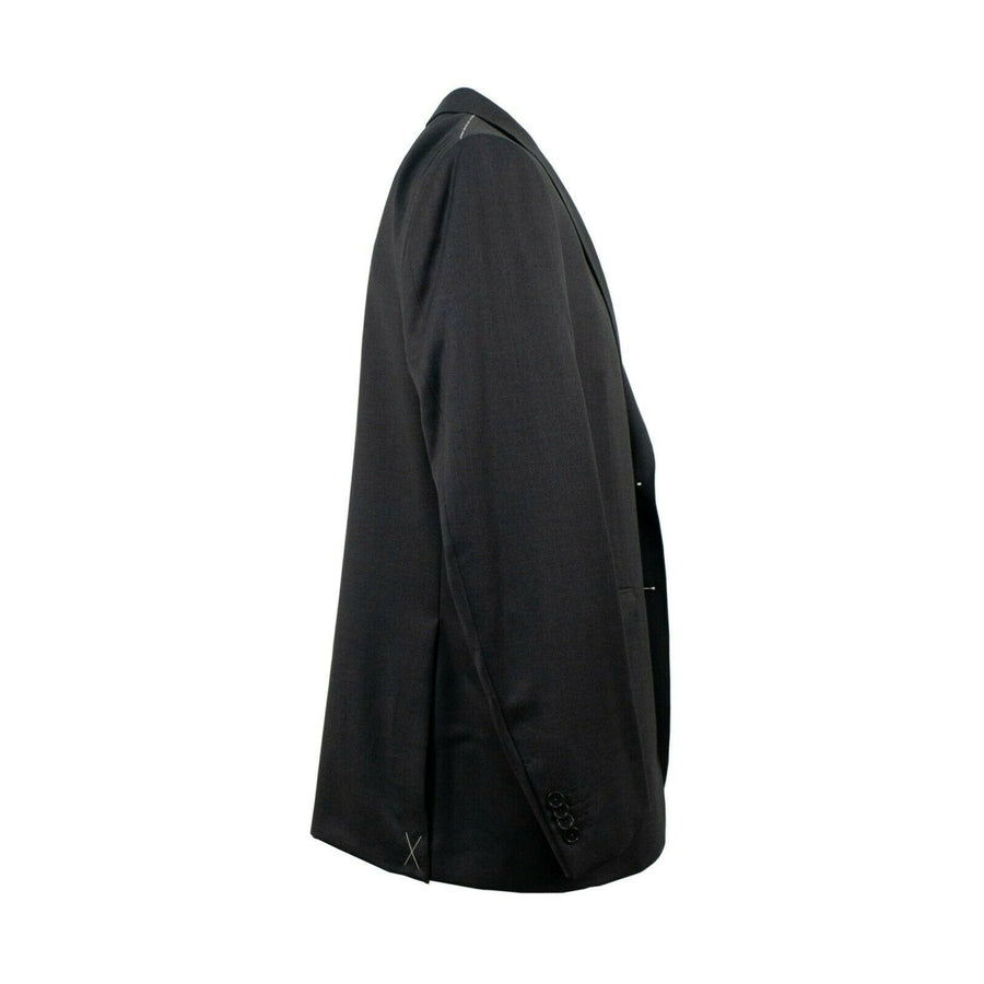 Wool Two Button Suit - Gray