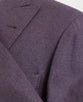 Cashmere Blend Double Breasted Sport Coat - Purple