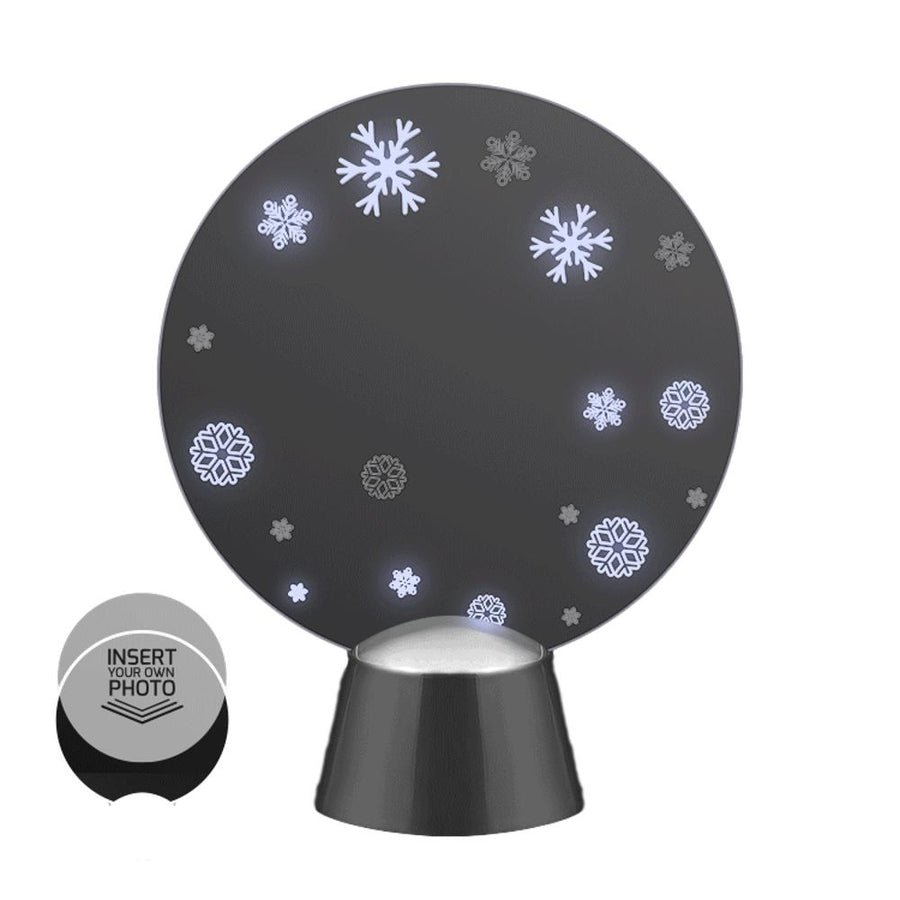 Animated Snowflake Winter Wonderland Picture Frame Light Up Christmas Decoration