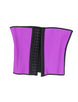 Plus Size 4 Steel Bones Purple Latex Corset