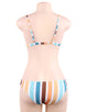 Fashion stripe Printing Sexy Summer Women's Bikini Set