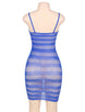 Plus size fishnet dress