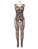 Plus Size Fishnet And Lace Bodystocking