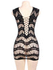 Plus size Crocheted Lace Hollow-out Chemise Dress