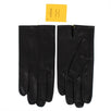 Black Calfskin Leather Gloves