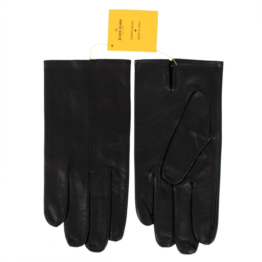 Black Calfskin Leather Gloves