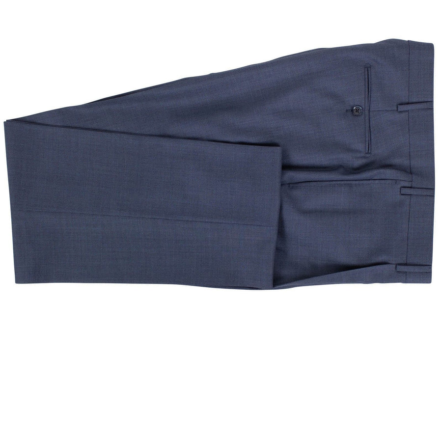 Drop 8 Birdseye Wool Three Button Suit - Blue