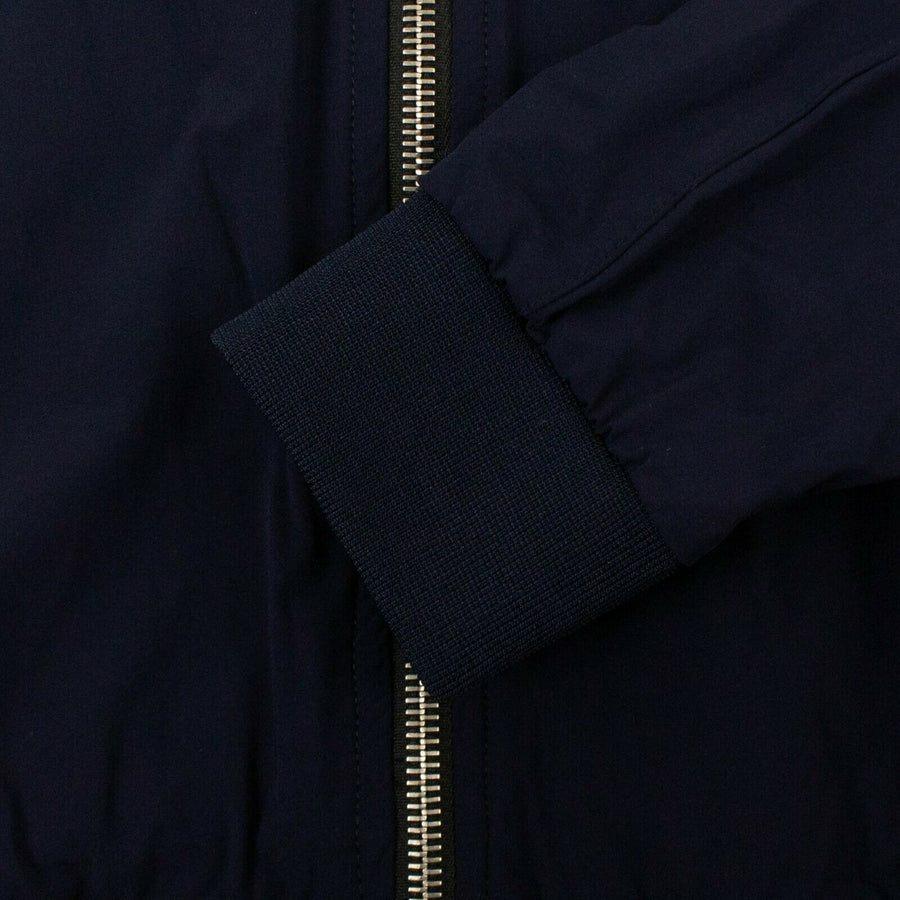 Exclusive Zip-Up Track Jacket -  Navy Blue