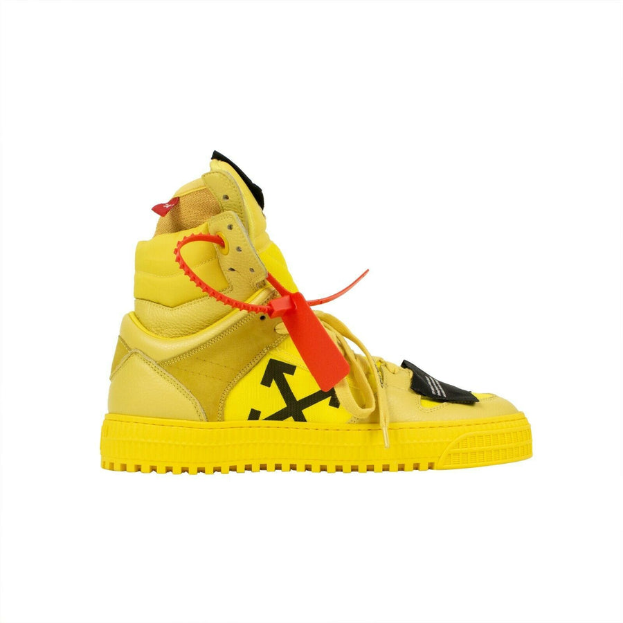 'Off Court' High Top Sneakers - Yellow