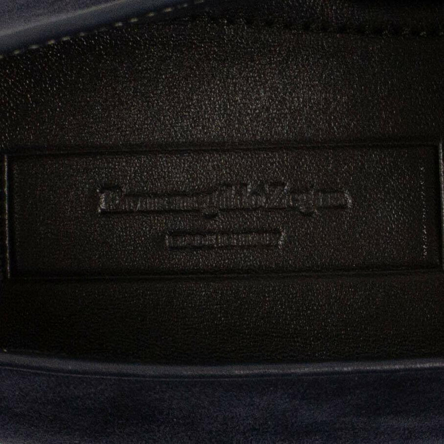 'Asola' Penny Loafer Shoes - Navy