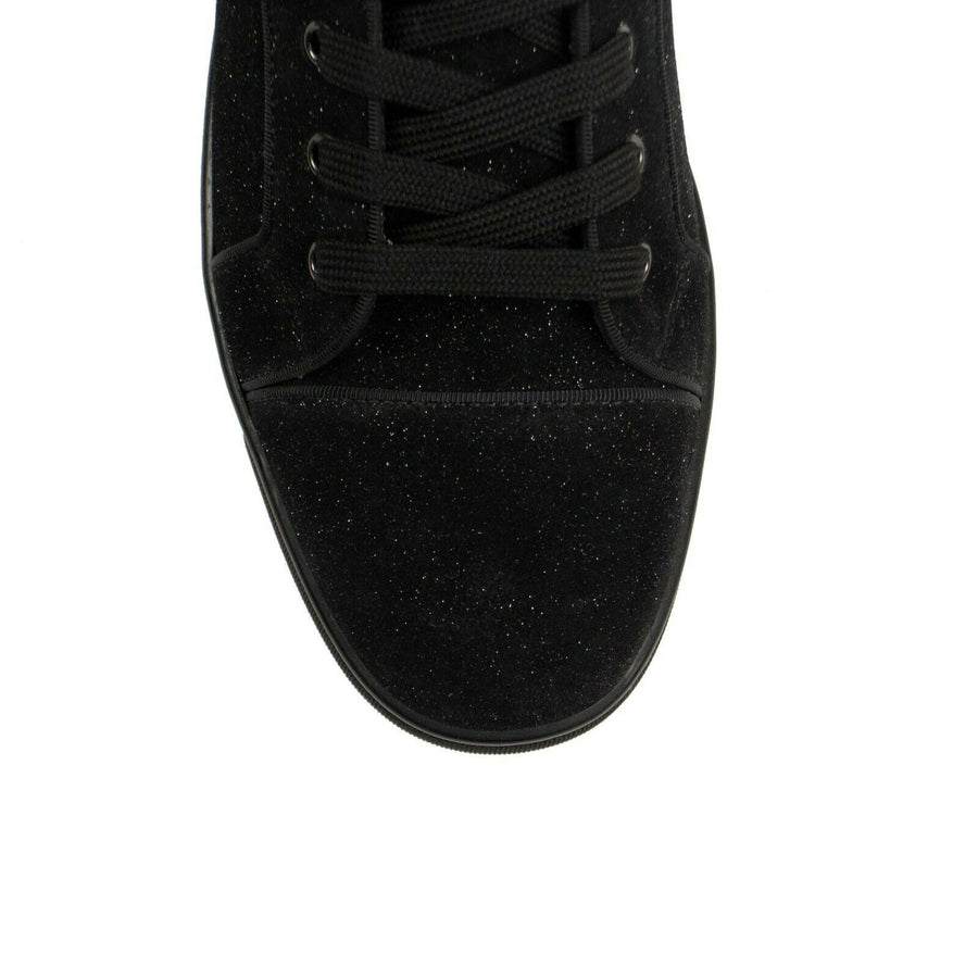 Men's Suede Orlato Hi-Top Sneakers - Black