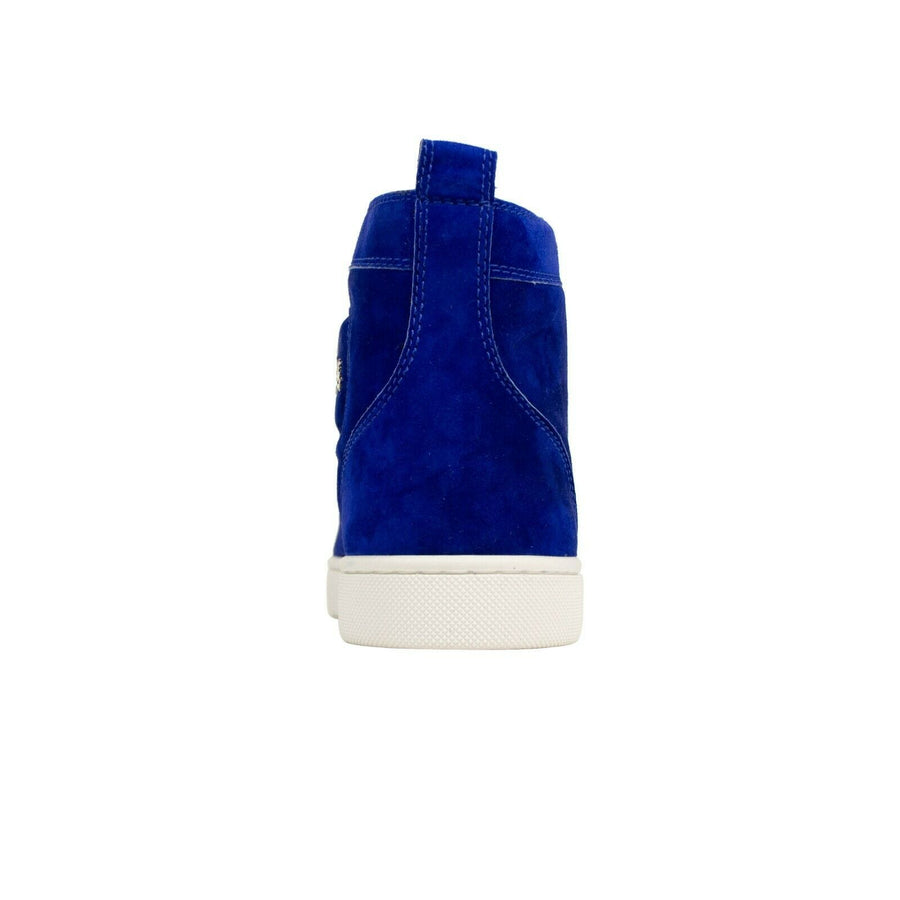 Men's Suede Lou Spikes Hi-Top Sneakers - Blue