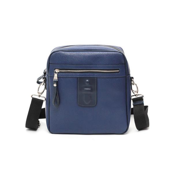 Saffiano Leather Cross Body Messenger Gym Bag